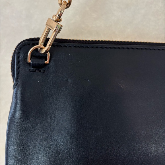 Tory Burch Wristlet with Iconic Gold TB Logo - Picture 5 of 14